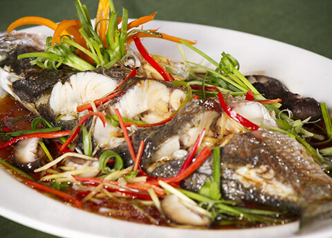 Cá sủ hấp xì dầu