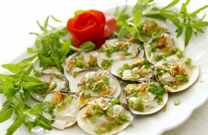 Ngao hoa nướng