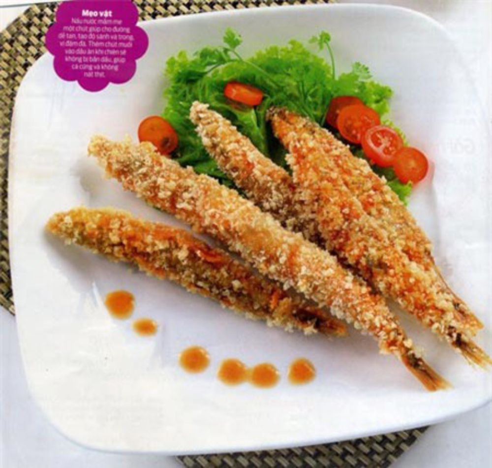 Cá bóng biển chiên giòn