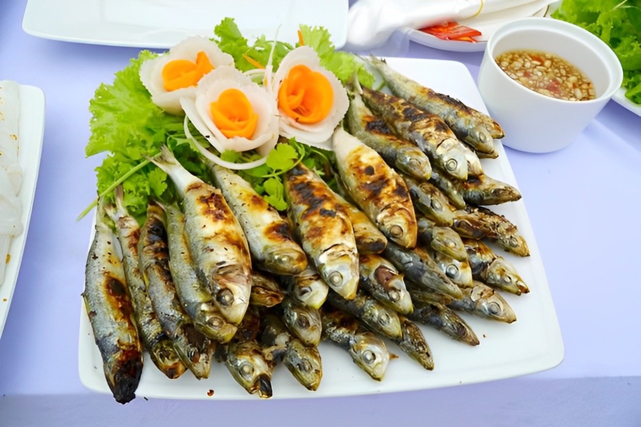 Cá trích nướng