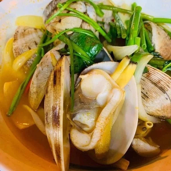 Ngao 2 cồi hấp
